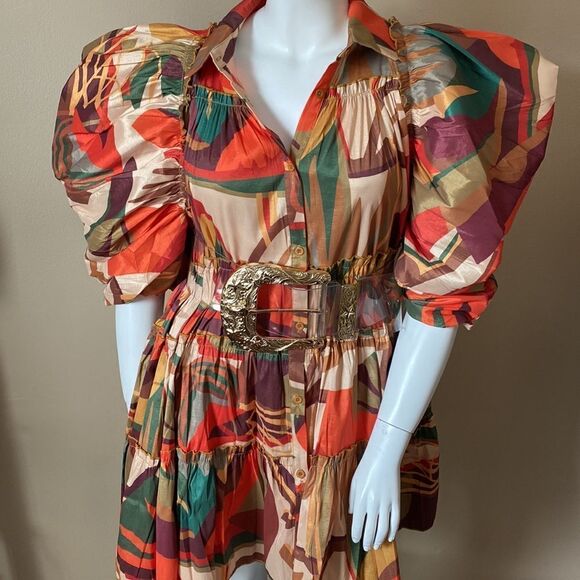 NWOT Falltansic Days Dress - Size 2X - Brown - Picture 8 of 15